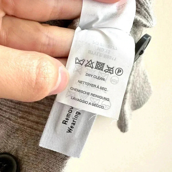 J. Crew Slim Grey Merino Wool Blend Button Down Cardigan, Boyfriend Cardigan, L - Picture 13 of 16